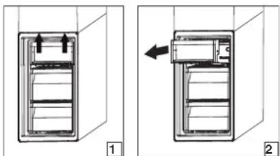 WHIRLPOOL W5 821E W 2 - Wyjmowanie pojemnika szuflady zamrażarki - 1