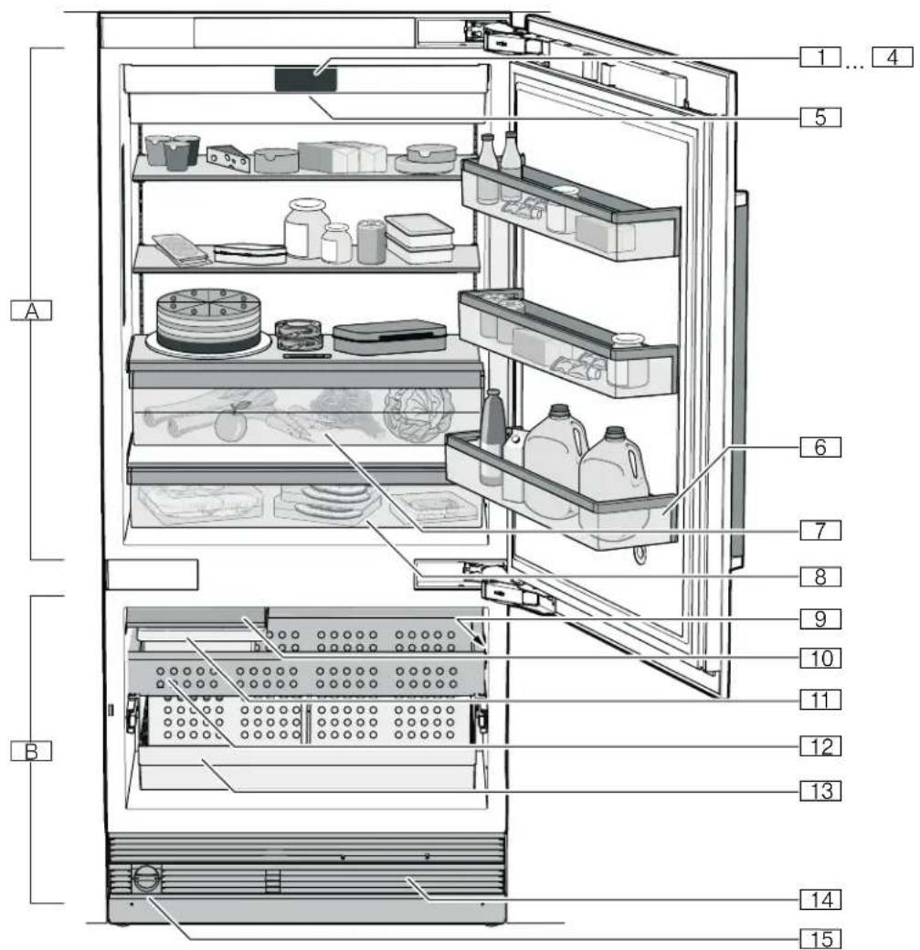 BOSCH B36IT905NP - 2-door appliance - 1
