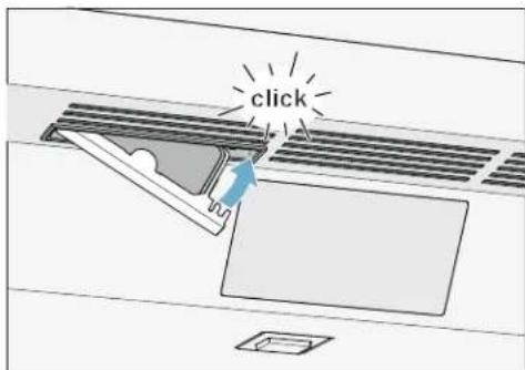 BOSCH B36IT905NP - Changing the odor filter - 3