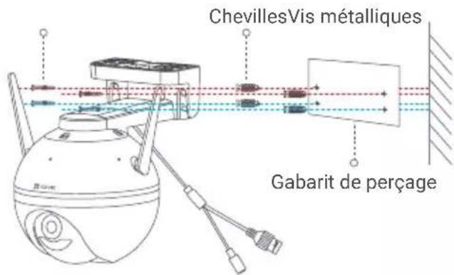 EZVIZ C8C - Montage mural ou au plafond - 1