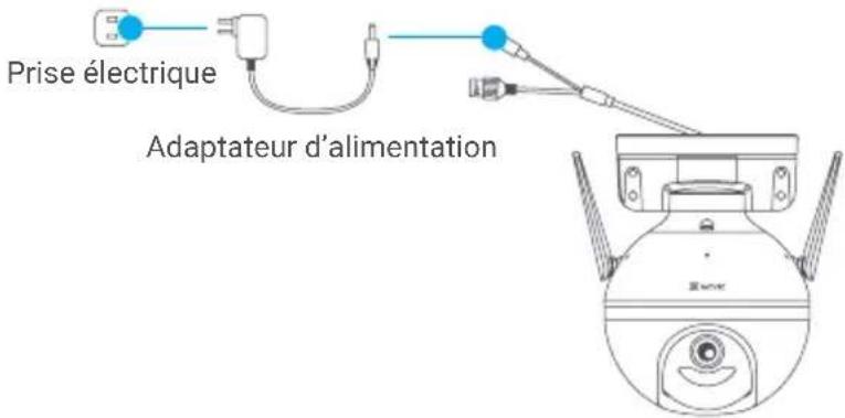 EZVIZ C8C - Mise sous tension - 1