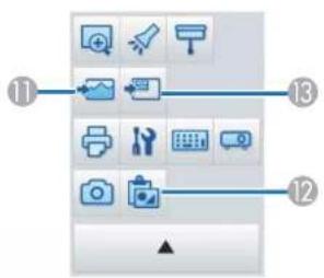 EPSON ELPDC21 - Fonctions du panneau des outils - 2