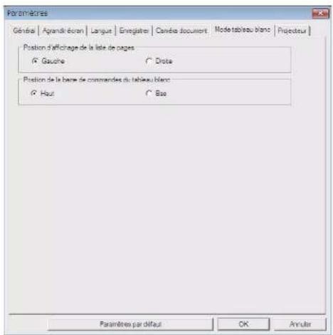EPSON ELPDC21 - Onglet mode tableau blanc - 1