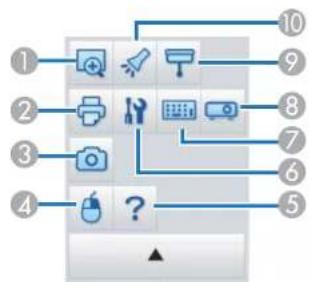 EPSON ELPDC21 - Fonctions du panneau des outils - 1