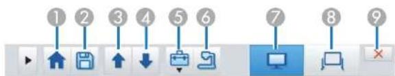 EPSON ELPDC21 - Fonction de la barre de commandes - 2