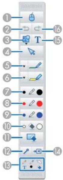 EPSON ELPDC21 - Fonctions de la barre d'outils dessin - 2