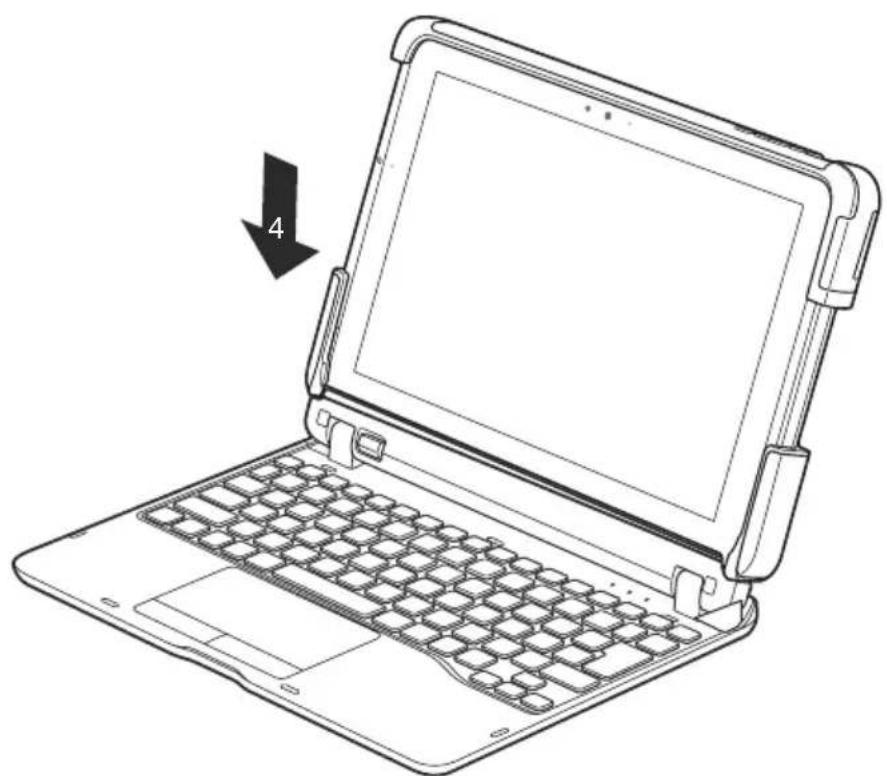 FUJITSU Stylistic Q509 - RaccordementduTabletPCmunidesaprotection TPUauKeyboardCover - 3