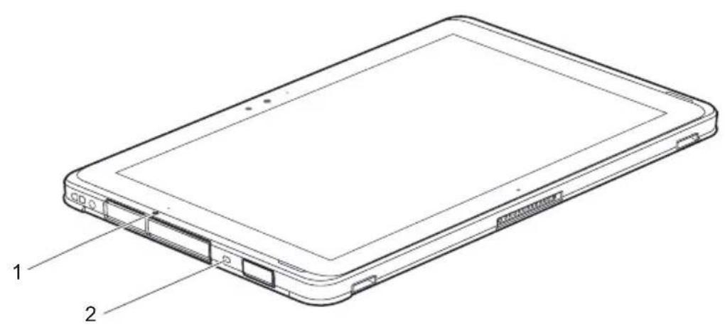 FUJITSU Stylistic Q509 - Voyantsd'état - 1