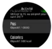 SUUNTO Spartan Sport Wrist HR Baro - Objectifs d'activité - 1