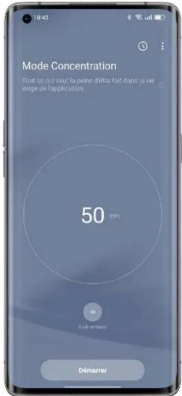 OPPO A57 - Utiliser le mode Concentration pour rester concentré - 1