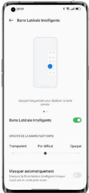OPPO A57 - Activer la Barre latérale intelligente - 1
