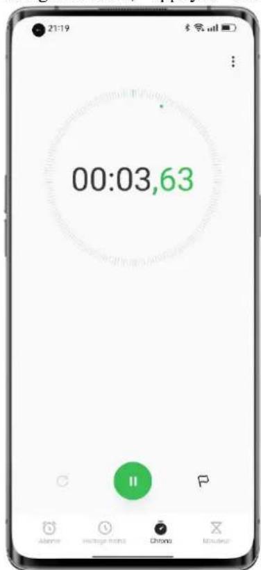 OPPO A57 - Utiliser le chronomètre - 1