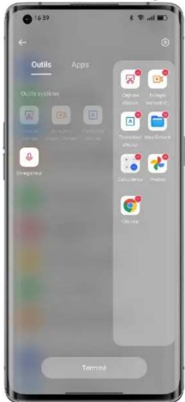OPPO A57 - Activer la Barre latérale intelligente - 2