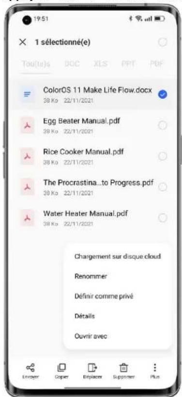 OPPO A57 - Crypter des fichiers - 1