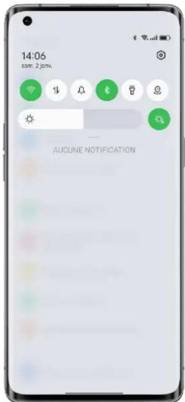 OPPO A57 - Luminosite manuelle - 1