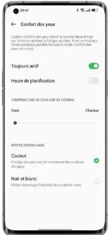 OPPO A57 - Modes de comport des yeux - 1