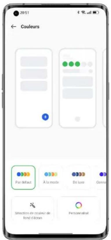 OPPO A57 - Changer les couleurs de thème d'un simple appui - 1