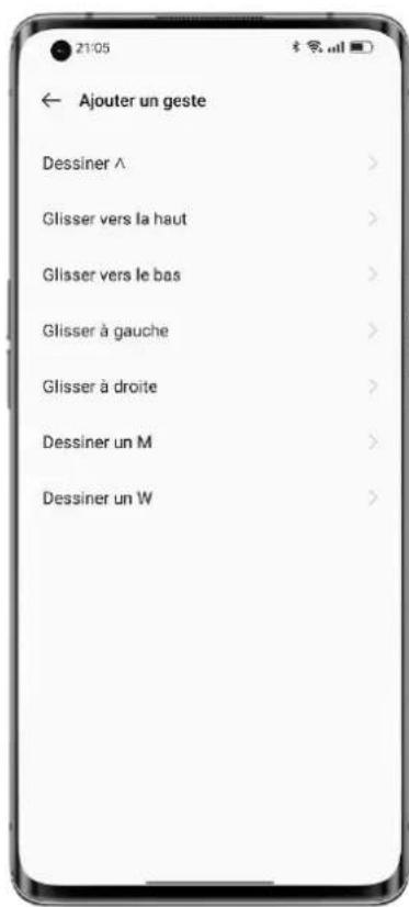 OPPO A57 - Ajouter un geste sur écran eteint personnelise - 1