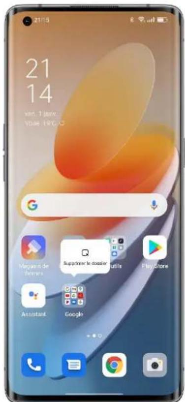OPPO A57 - Gérer les dossiers - 1