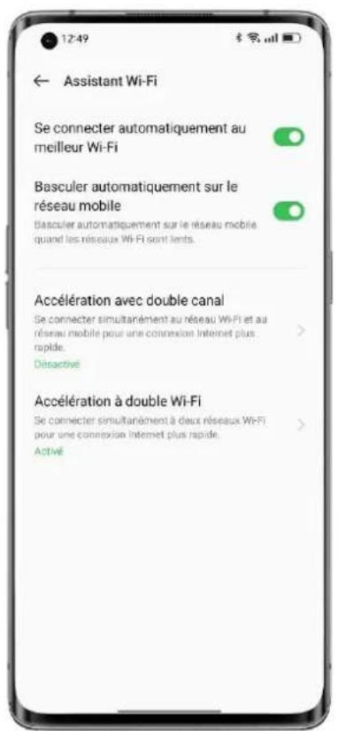 OPPO A57 - Utiliser l'Assistant Wi-Fi - 1
