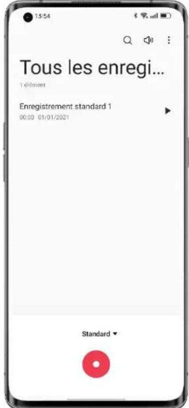 OPPO A57 - Effectuer un enregistrement standard - 1
