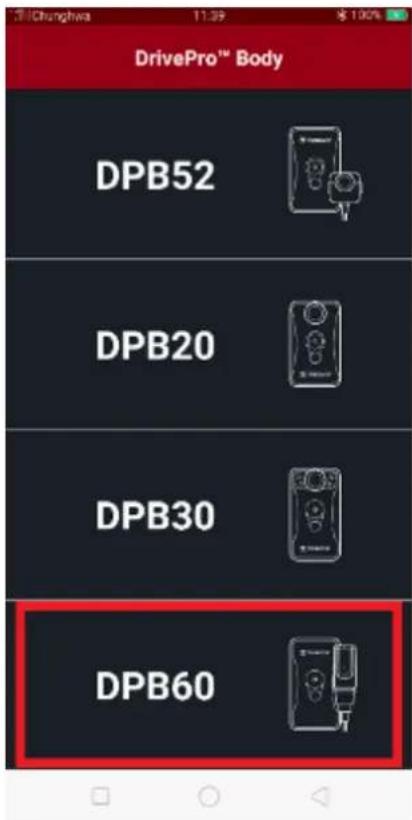 TRANSCEND DrivePro Body 60 - 6-2 Connexion à l'application drivepro body app - 1