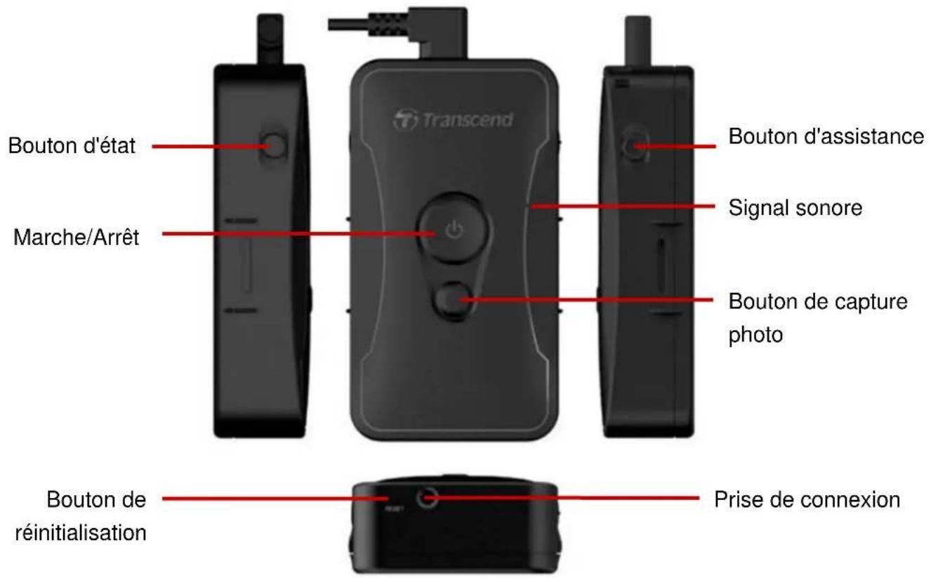 TRANSCEND DrivePro Body 60 - 3-1 Montage du drivepro body - 6