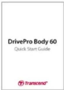 TRANSCEND DrivePro Body 60 - Contenu de l'emballage - 7
