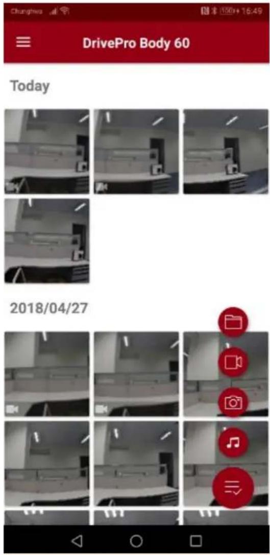 TRANSCEND DrivePro Body 60 - 6-4 Lecture de vidéos et navigation parmi les photos - 1