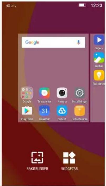 LENOVO Vibe B - Personnalisation des écrans d'accueil en mode d'édition - 1