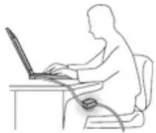 LENOVO ThinkPad S2 - Protégez-vous contre la chaleur que dégage le boitier d'alimentation. - 1