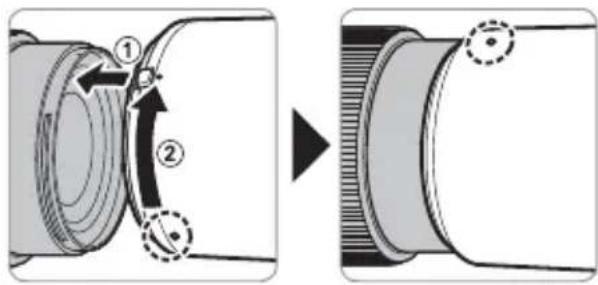 FUJIFILM GF120mmF4 R LM OIS WR Macro - Снятие крышек - 2