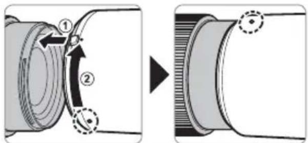 FUJIFILM GF120mmF4 R LM OIS WR Macro - Rimozione dei tappi copri ottica - 2