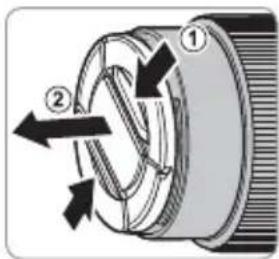 FUJIFILM GF120mmF4 R LM OIS WR Macro - Retrait des bouchons - 1