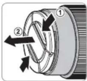 FUJIFILM GF120mmF4 R LM OIS WR Macro - Removing the Caps - 1