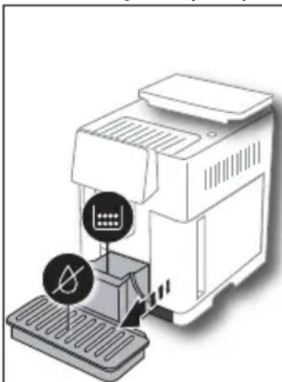 DELONGHI Magnifica S Smart ECAM250.33.TB - Vidange du circuit - 1
