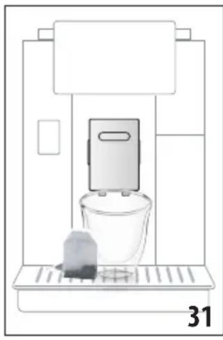 DELONGHI Magnifica S Smart ECAM250.33.TB - FONCTION THE - 1