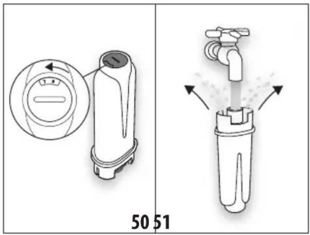 DELONGHI Magnifica S Smart ECAM250.33.TB - Installazione del filtro - 1