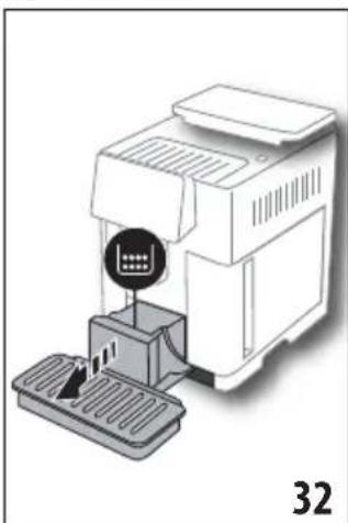 DELONGHI Magnifica S Smart ECAM250.33.TB - Pulizia del contentitore dei fondi di caffe - 1