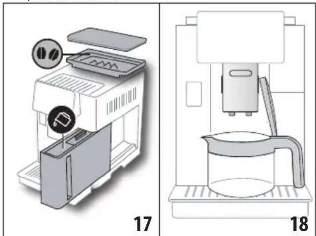 DELONGHI Magnifica S Smart ECAM250.33.TB - 8.CARAFFA DI CAFFE - 1