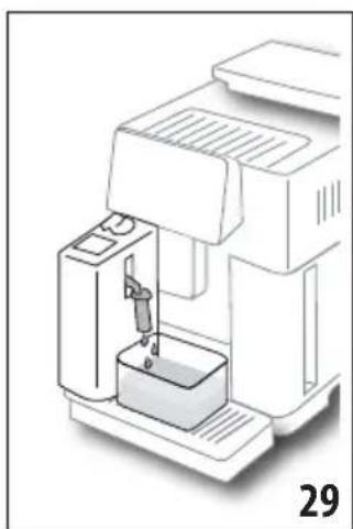 DELONGHI Magnifica S Smart ECAM250.33.TB - Nettoyage de la carafe à lait après chaque utilisation - 3