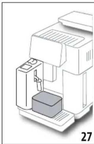 DELONGHI Magnifica S Smart ECAM250.33.TB - Nettoyage de la carafe à lait après chaque utilisation - 1