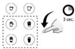 DELONGHI Icona Vintage KBOV3001.BG - PROGRAMACION DE LA CANTIDAD PARA CAPPUCCINOS, LATTE MACCHIATOS, CREAMY LATTE Y ESPUMA DE LECHE CALIENTE/PROGRAMACAO DA QUANTIDADE PARA CAPPUCCINO-LATTE MACCHIATO-CREAMY LATTE-ESPUMA DE LEITE QUENTE - 1