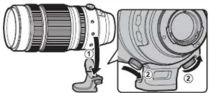FUJIFILM XF100400mmF4.55.6 R LM OIS WR - El pie del collar del tripode - 1