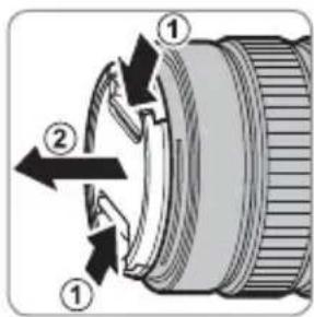 FUJIFILM XF100400mmF4.55.6 R LM OIS WR - レンズローの取り外し方 - 1