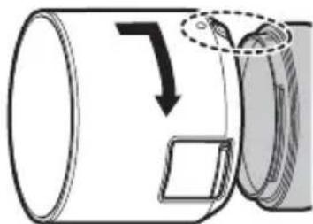 FUJIFILM XF100400mmF4.55.6 R LM OIS WR - Attaching the Hood - 1