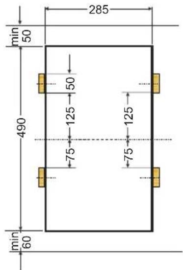 AMICA PH3200PG - Installation de la plaque - crochet - 4
