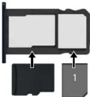 GIGASET GS290R - Insérer les cartes SIM et mémoire - 2
