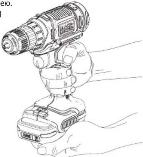 BLACK & DECKER BCD701 - Правильне положення рук (Рис. Н) - 1