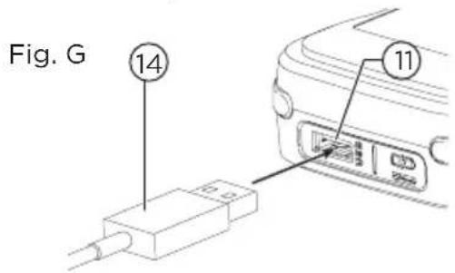 BLACK & DECKER BCD701 - Using the gopak 2 in 1 battery to charge your usb device (Fig. G) - 1